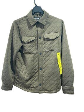 Men's Quilted Overshirt, Dakine, S, Brown, NWOT
